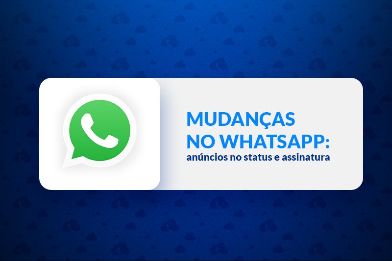 mudanças no whatsapp